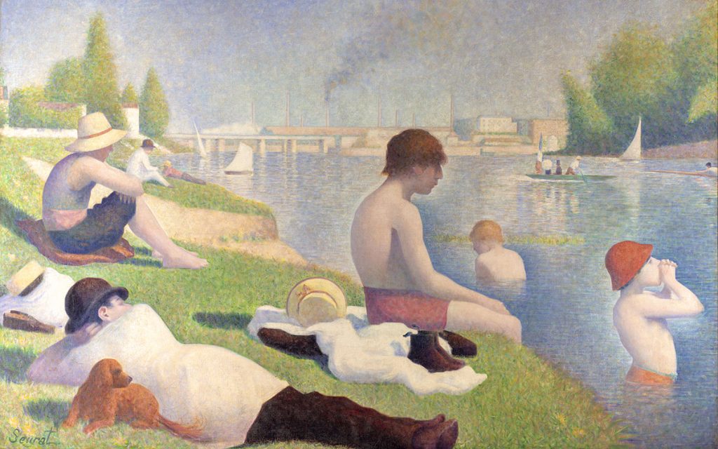 Seurat painting
